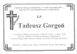 Gorgoń Tadeusz