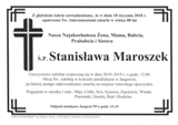 Maroszek Stanisława