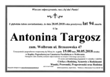 Targosz Antonina