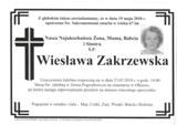Zakrzewska Wiesława