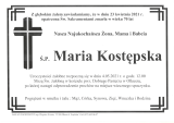 Maria Kostępska