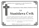 Stanisława Ćwik