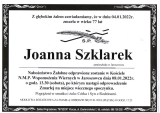 Joanna Szklarek