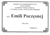 śp. Emilia Poczęsna