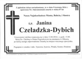 Czeladzka-Dybich Janina