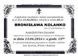 Kolanko Bronisława