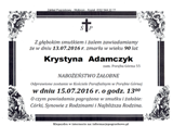 Adamczyk Krystyna