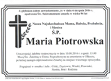 Piotrowska Maria