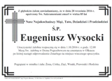 Wysocki Eugeniusz
