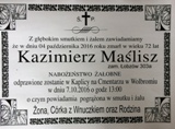 Maślisz Kazimierz