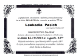 Pasich Leokadia