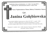 Gołębiowska Janina
