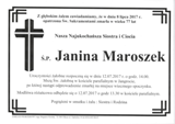 Maroszek Janina