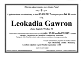 Gawron Leokadia