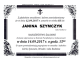 Szymczyk Janina