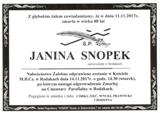 Snopek Janina