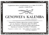 Kalemba Genowefa