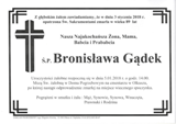 Gądek Bronisława