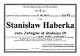 Haberka Stanisław