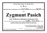 Pasich Zygmunt