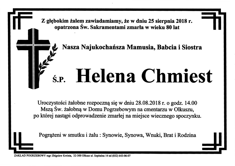 Chmiest Helena