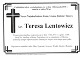 Lentowicz Teresa