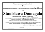 Domagała Stanisława