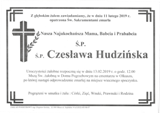 Hudzińska Czesława