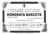 Barczyk Honorata