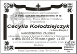 Kołodziejczyk Cecylia