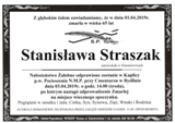 Straszak Stanisława
