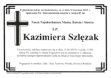 Szlęzak Kazimiera