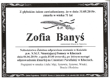 Banyś Zofia