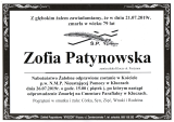 Zofia Patynowska