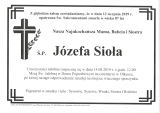 Józefa Sioła