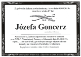 Józefa Goncerz