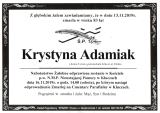 Krystyna Adamiak