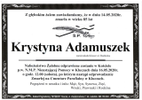 Krystyna Adamuszek