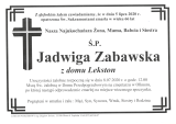 Jadwiga Zabawska