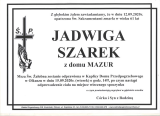 Jadwiga Szarek