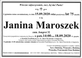 Janina Maroszek