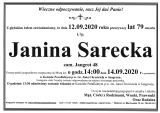 Janina Sarecka
