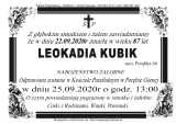 Leokadia Kubik