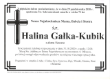 Halina Gałka-Kubik