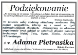 śp. Adam Pietrasik