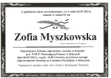 Zofia Myszkowska