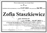 Zofia Staszkiewicz