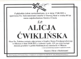 Alicja Ćwiklińska