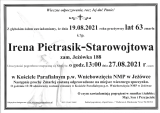 Irena Pietrasik-Starowojtowa