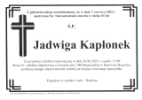 Jadwiga Kapłonek